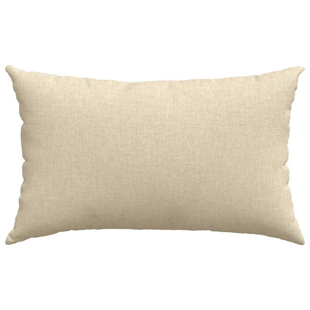 Jastučići za sofu 2 pcs Krema 50 x 30 cm tkanina