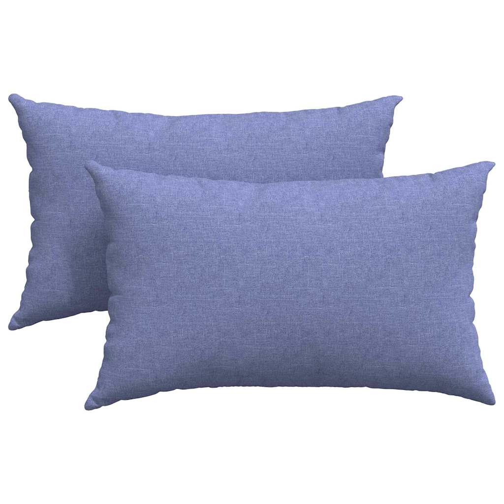 Jastučići za sofu 2 pcs Traper plava 50 x 30 cm tkanina
