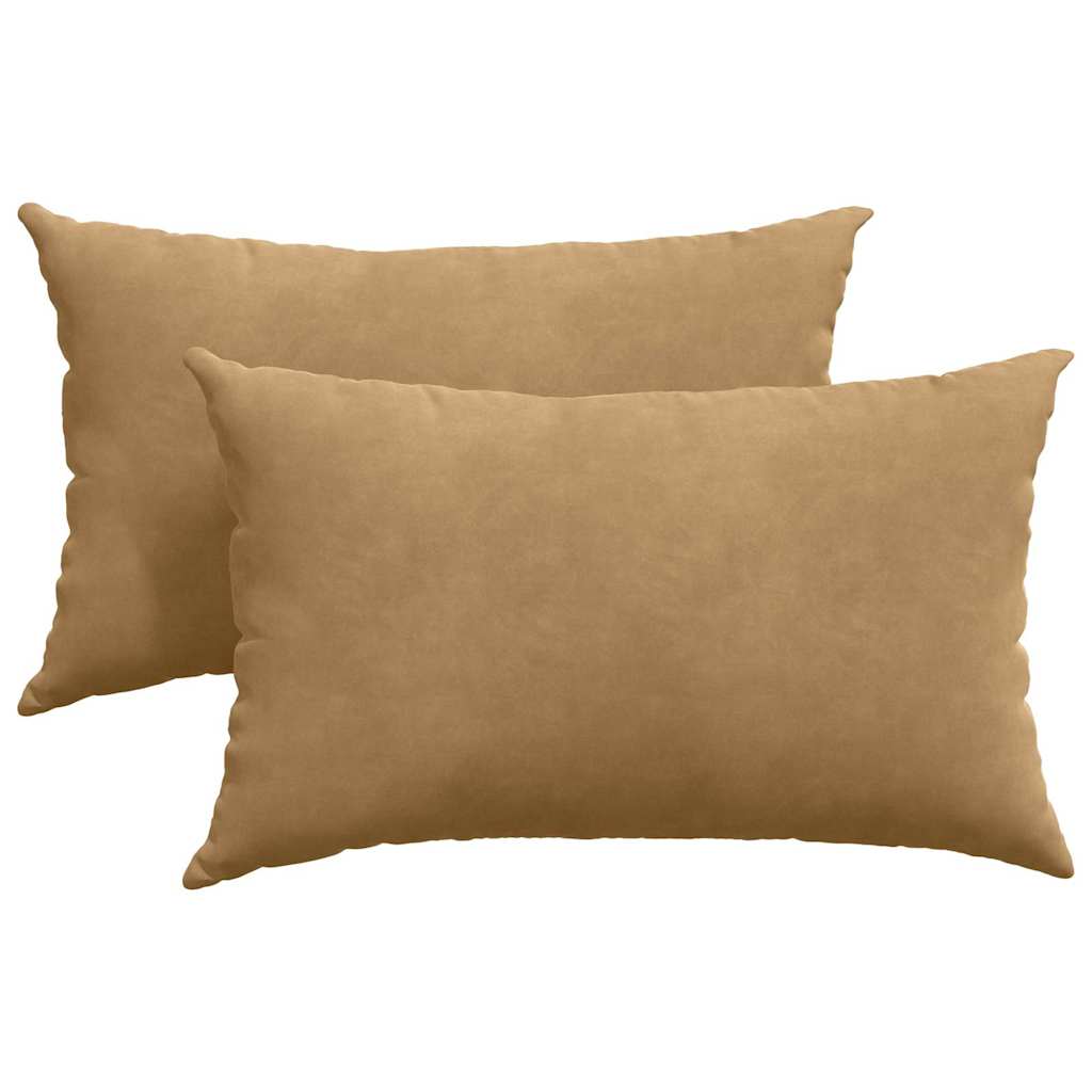 Jastučići za sofu 2 pcs Smeđa 50 x 30 cm Kordura tekstil