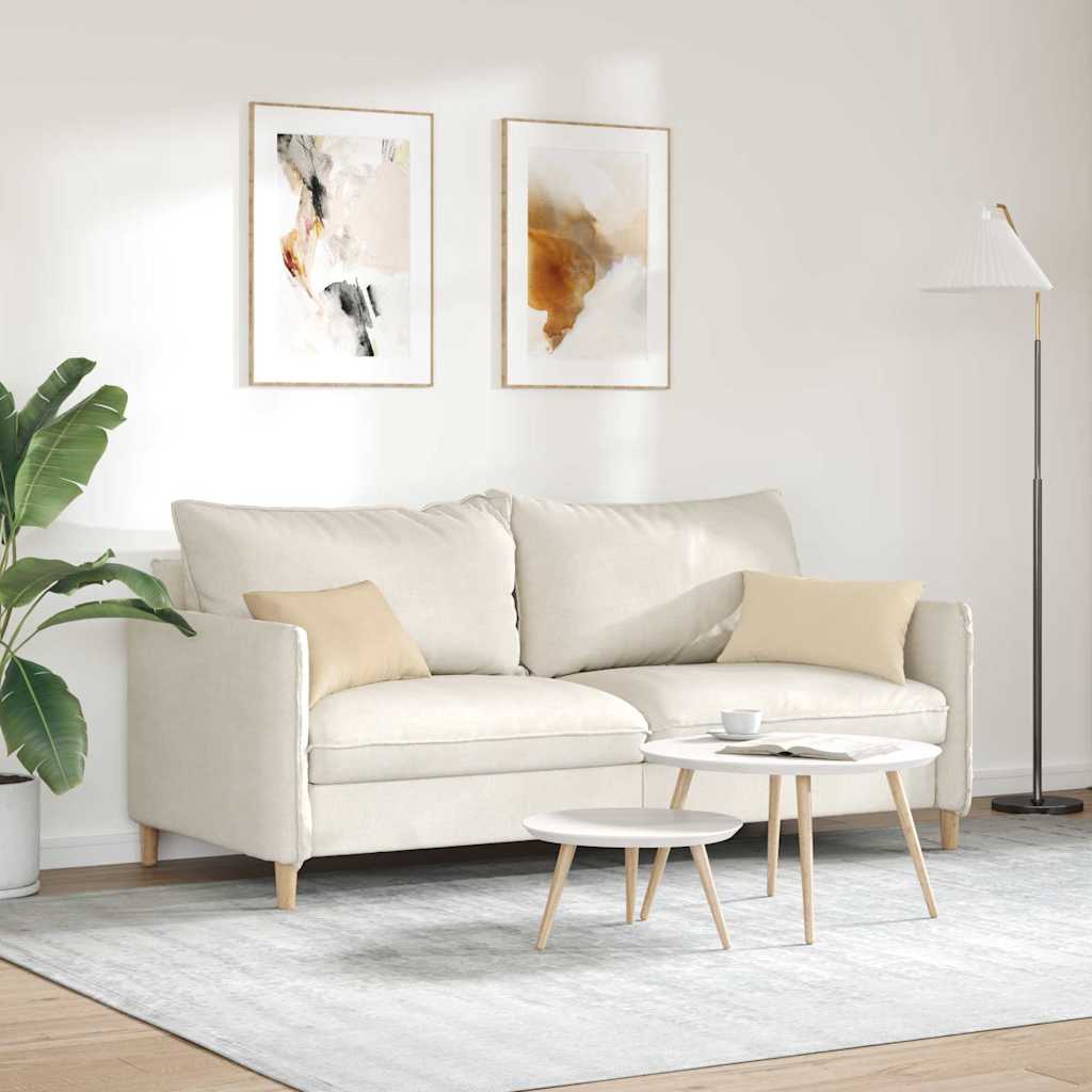 Jastučići za sofu 2 pcs Krema 50 x 30 cm tkanina