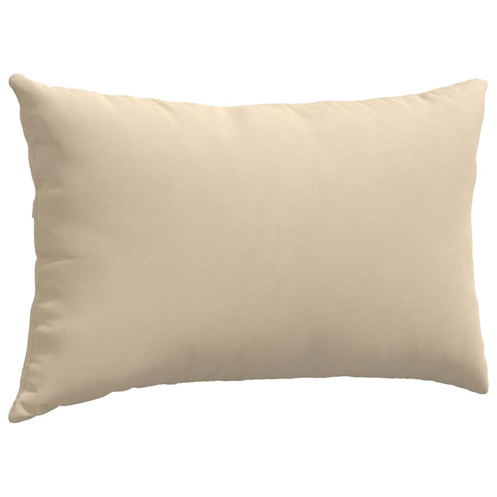 Jastučići za sofu 2 pcs Krema 50 x 30 cm tkanina
