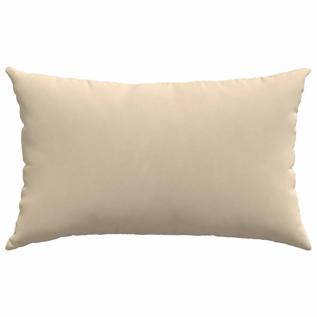Jastučići za sofu 2 pcs Krema 50 x 30 cm tkanina