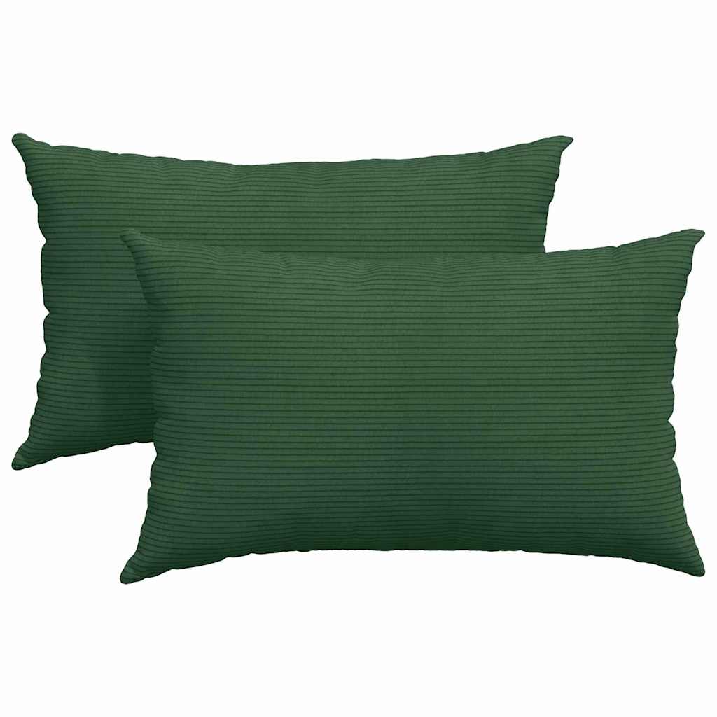 Jastučići za sofu 2 pcs Tamnozelena 50 x 30 cm Kordura tekstil