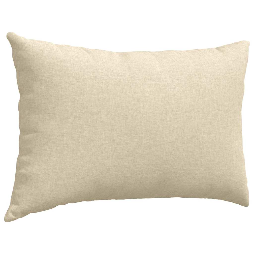Jastučići za sofu 2 pcs Krema 60 x 40 cm tkanina