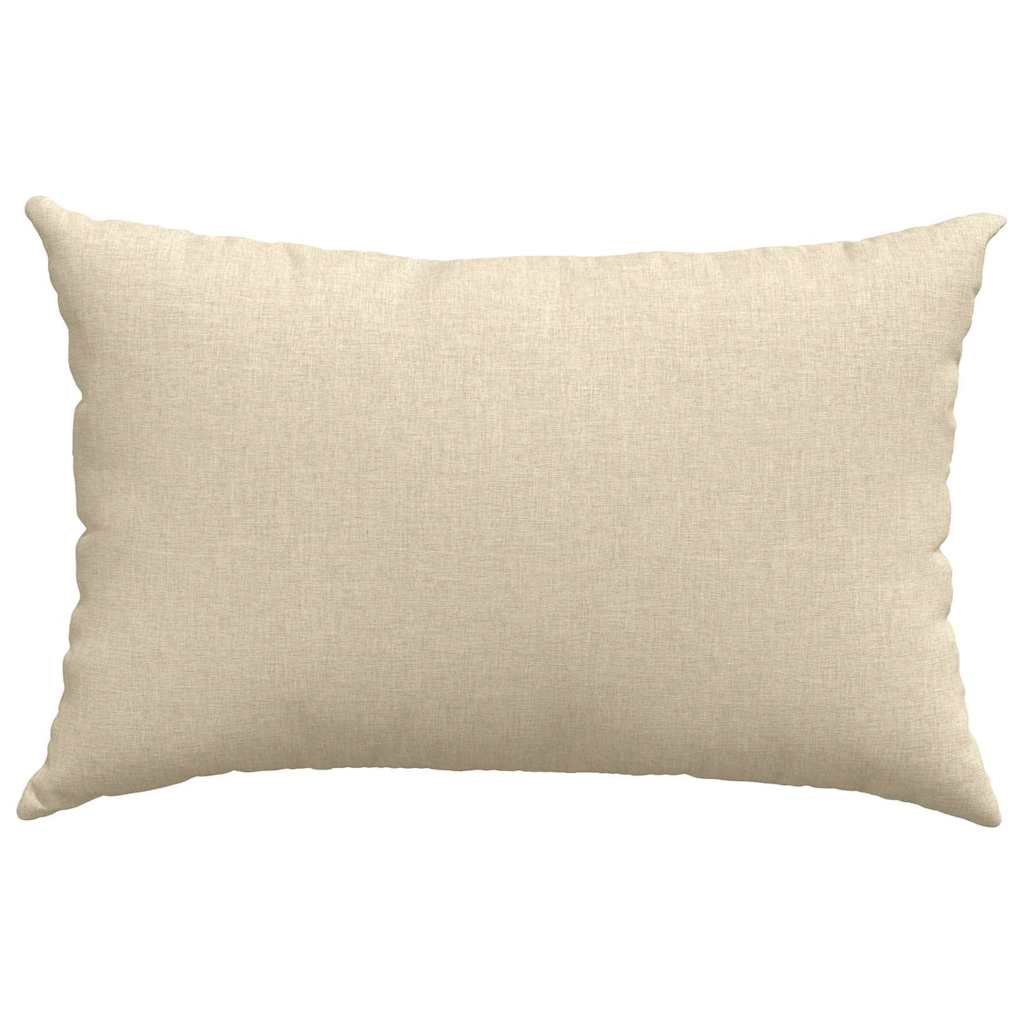Jastučići za sofu 2 pcs Krema 60 x 40 cm tkanina