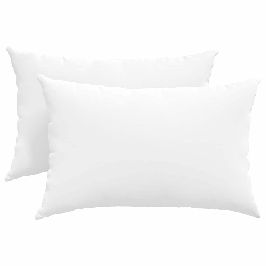 Jastučići za sofu 2 pcs Bijelo 60 x 40 cm tkanina