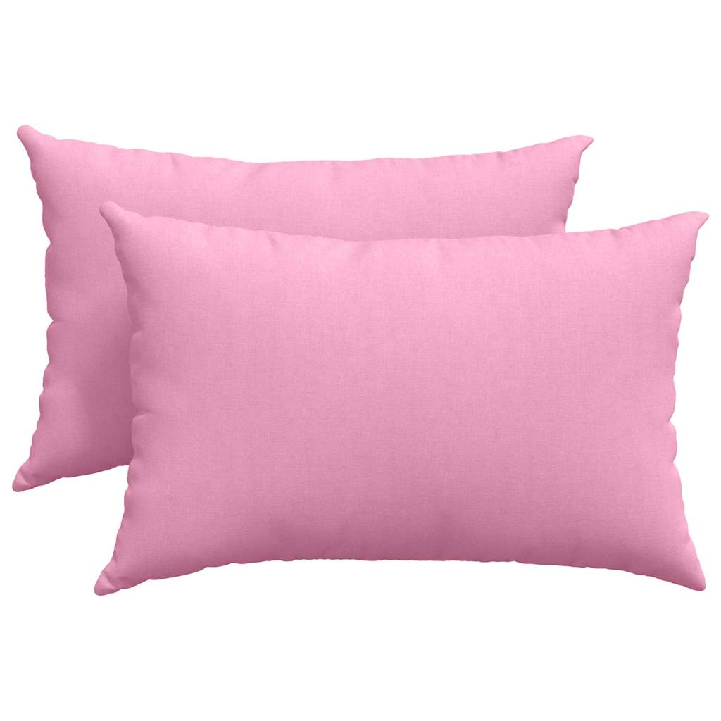Jastučići za sofu 2 pcs Ružičasta 60 x 40 cm tkanina