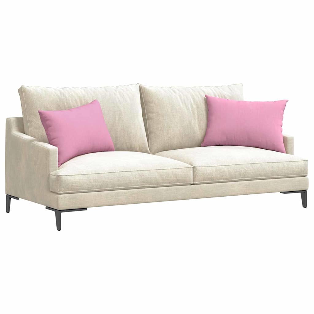 Jastučići za sofu 2 pcs Ružičasta 60 x 40 cm tkanina
