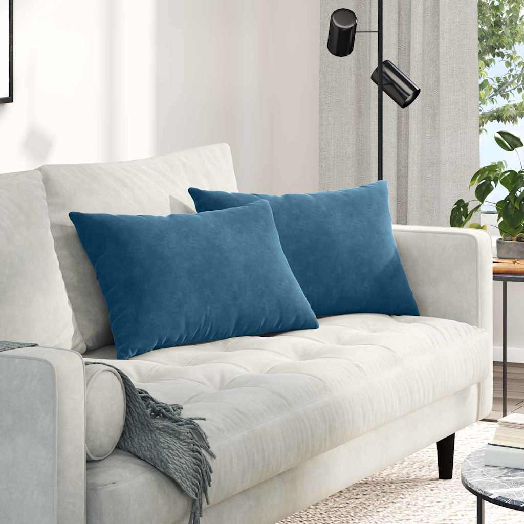 Jastučići za sofu 2 pcs Plava 60 x 40 cm Kordura tekstil