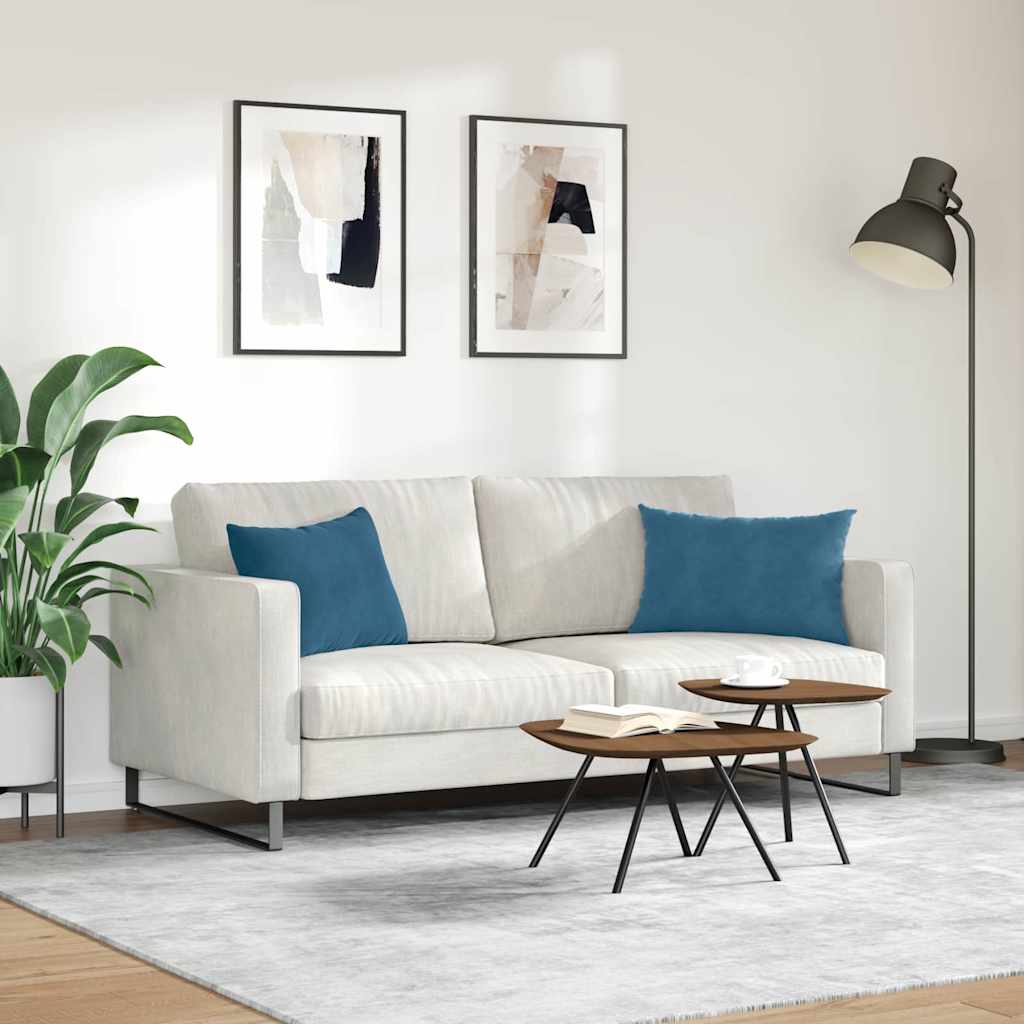 Jastučići za sofu 2 pcs Plava 60 x 40 cm Kordura tekstil