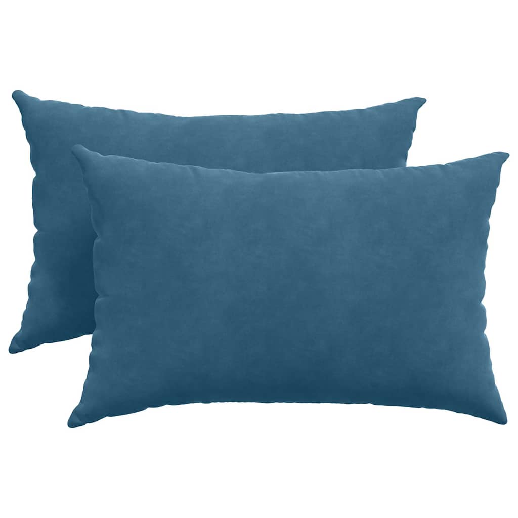 Jastučići za sofu 2 pcs Plava 60 x 40 cm Kordura tekstil