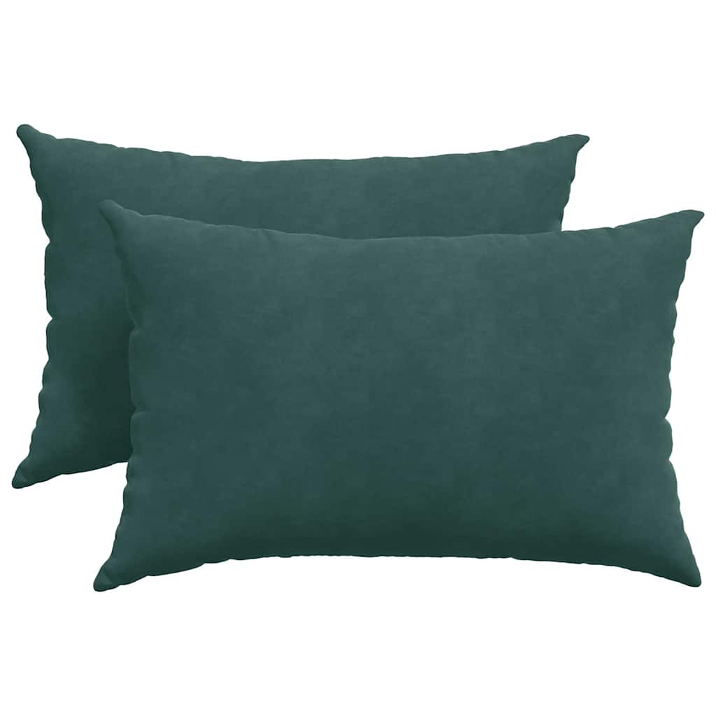 Jastučići za sofu 2 pcs Tamnozelena 60 x 40 cm Kordura tekstil