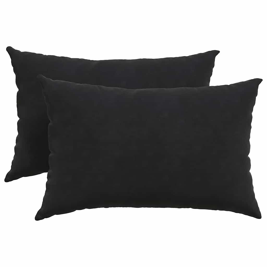 Jastučići za sofu 2 pcs Crna 60 x 40 cm Kordura tekstil