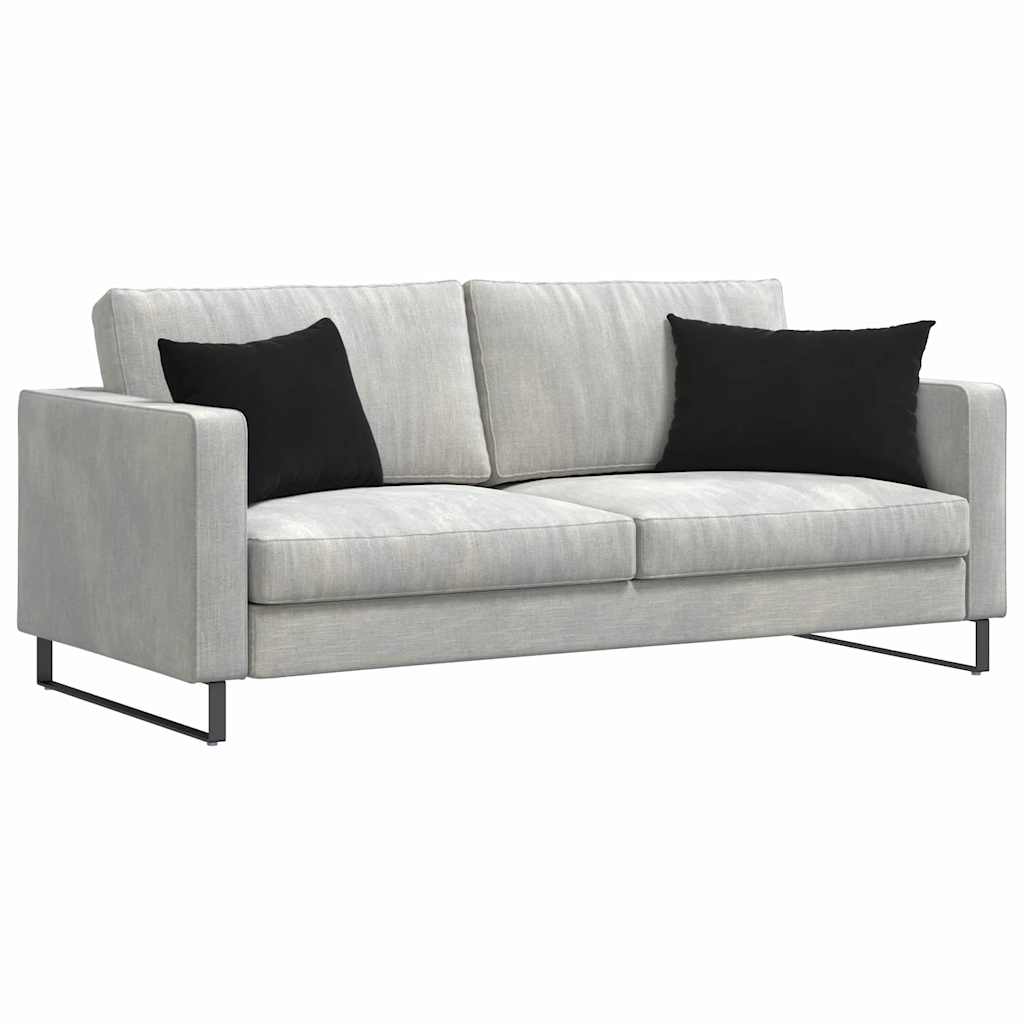 Jastučići za sofu 2 pcs Crna 60 x 40 cm Kordura tekstil