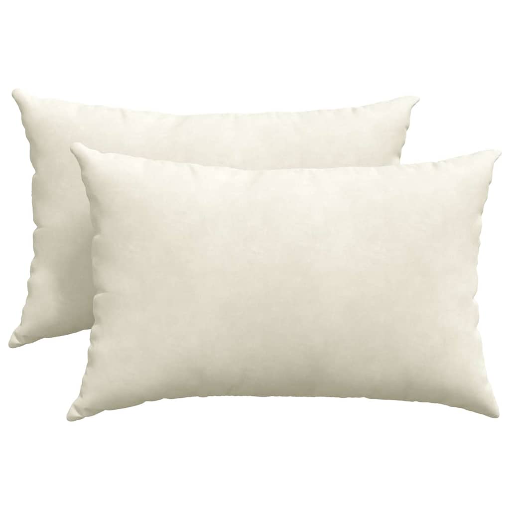 Jastučići za sofu 2 pcs Krema 60 x 40 cm Kordura tekstil