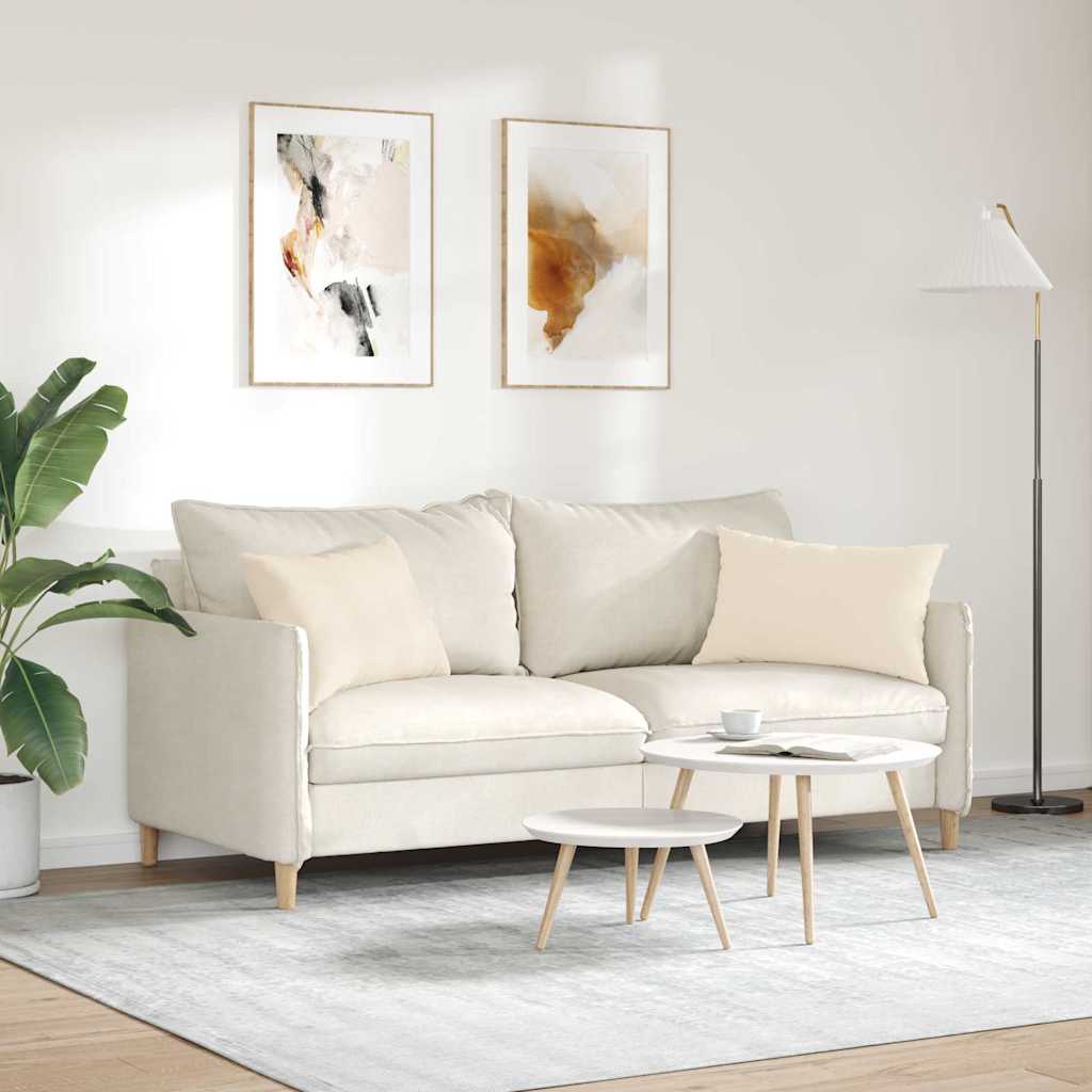 Jastučići za sofu 2 pcs Bež 60 x 40 cm tkanina