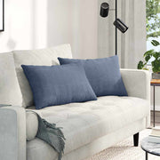 Jastučići za sofu 2 pcs Plava 60 x 40 cm Kordura tekstil