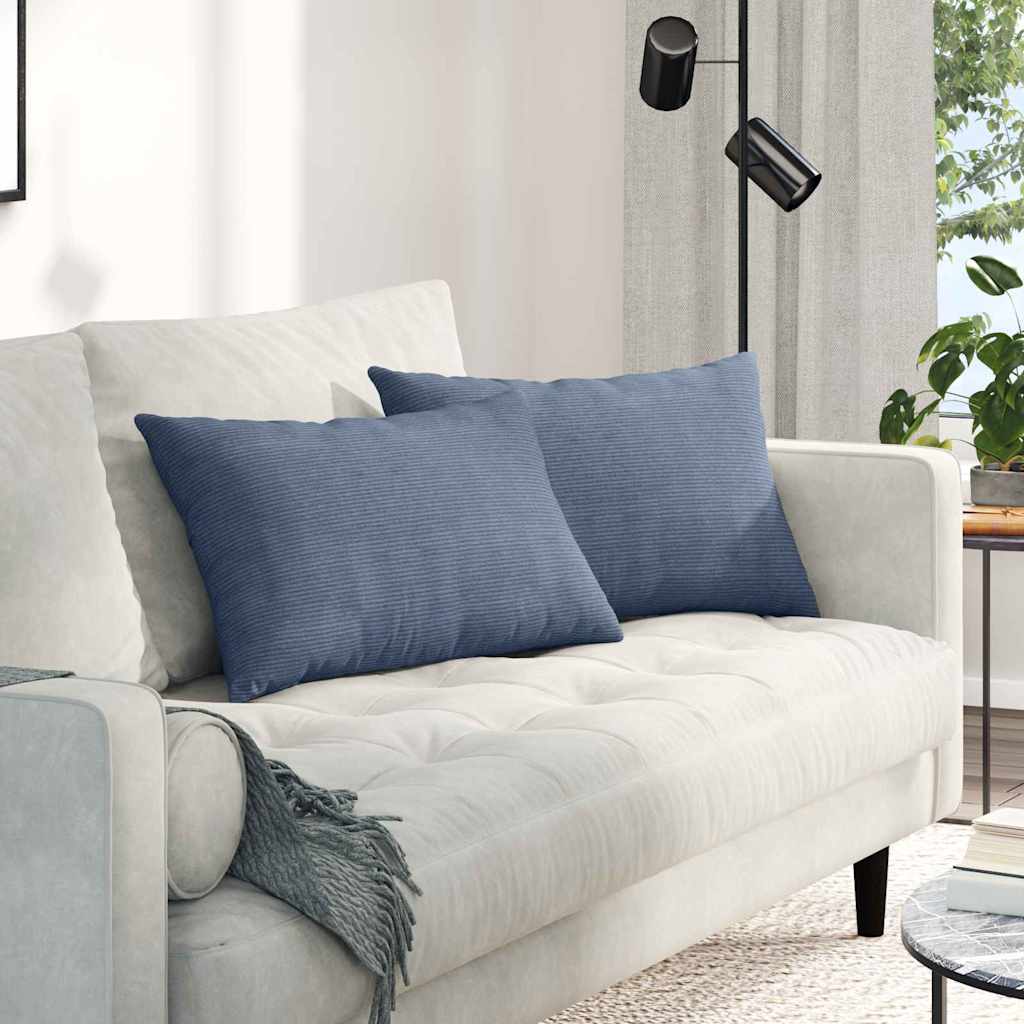 Jastučići za sofu 2 pcs Plava 60 x 40 cm Kordura tekstil