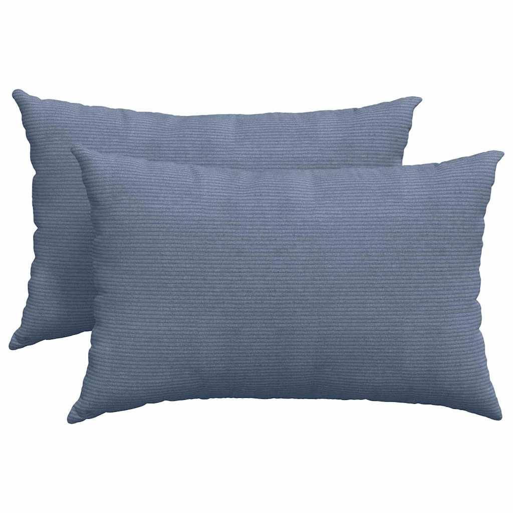 Jastučići za sofu 2 pcs Plava 60 x 40 cm Kordura tekstil