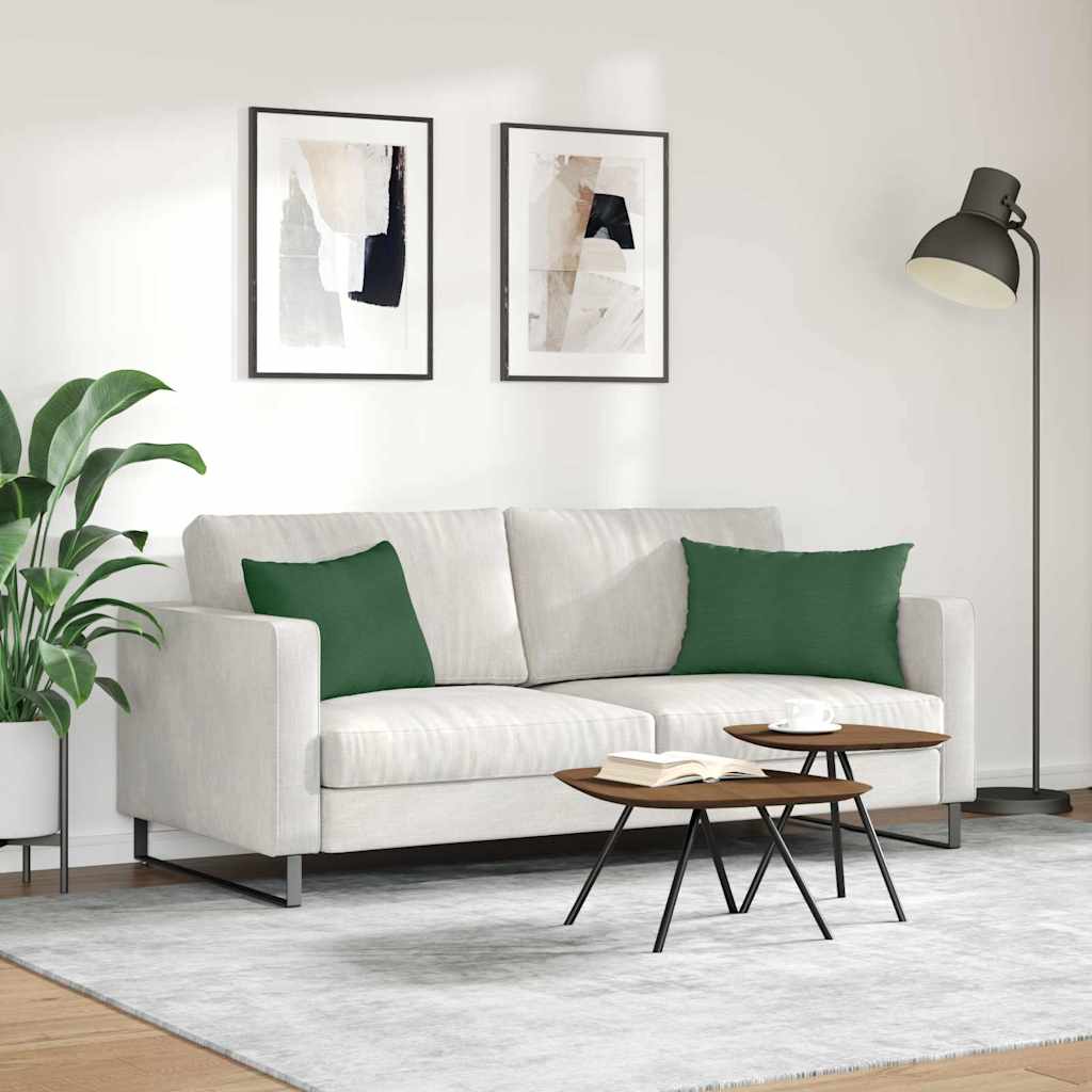 Jastučići za sofu 2 pcs Tamnozelena 60 x 40 cm Kordura tekstil