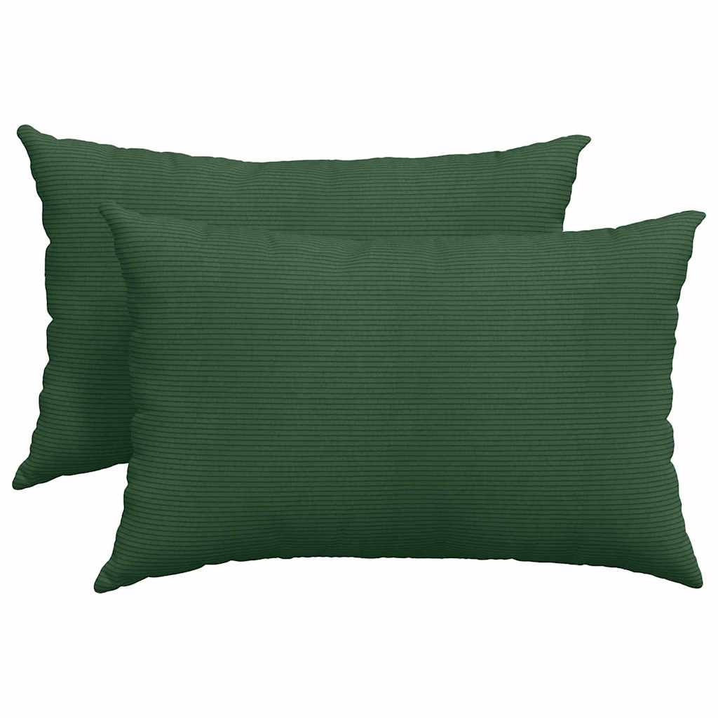 Jastučići za sofu 2 pcs Tamnozelena 60 x 40 cm Kordura tekstil