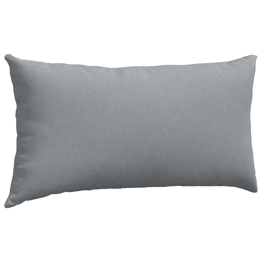 Jastučići za sofu 2 pcs Svijetlo siva 80 x 40 cm tkanina