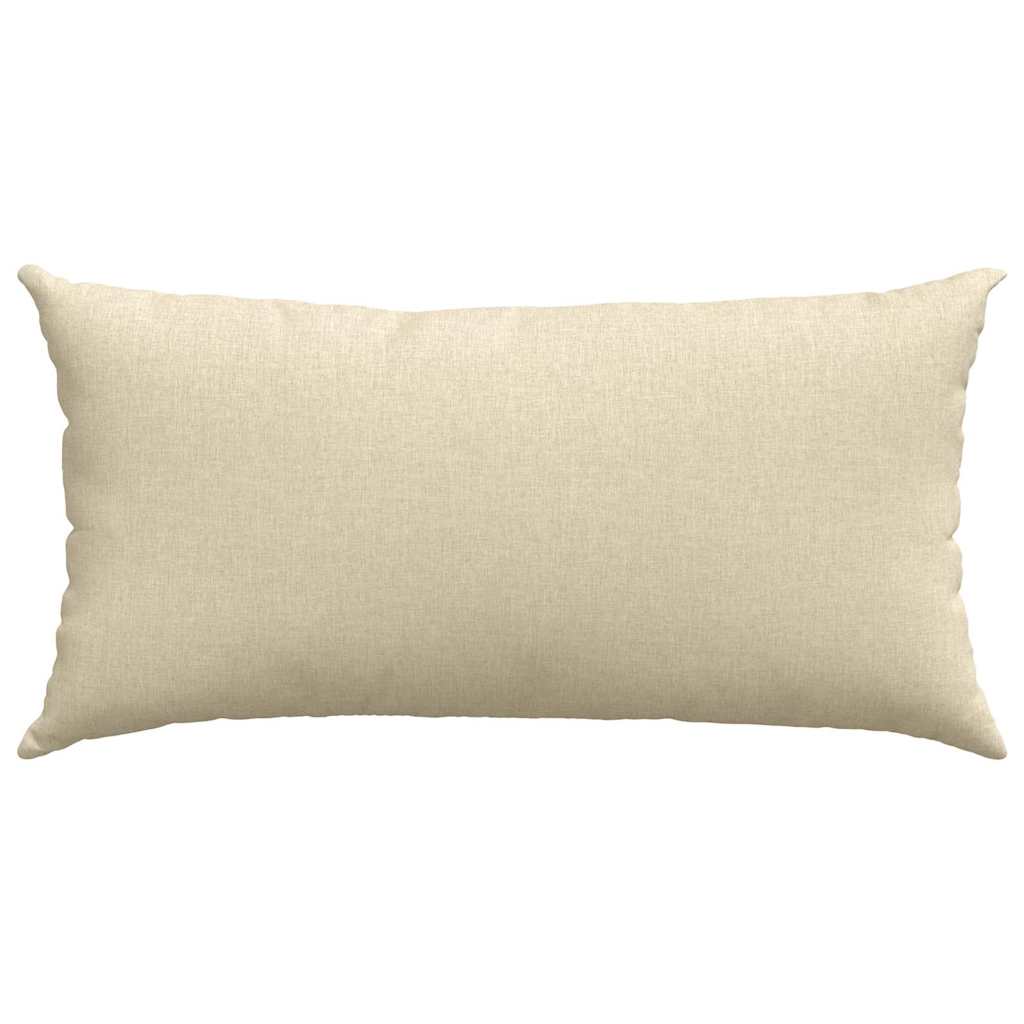 Jastučići za sofu 2 pcs Krema 80 x 40 cm tkanina