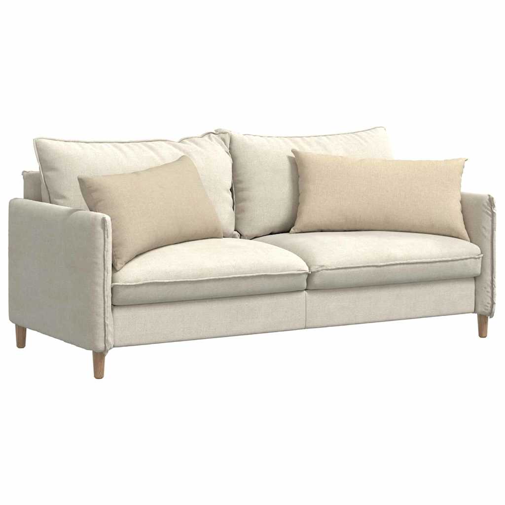 Jastučići za sofu 2 pcs Krema 80 x 40 cm tkanina