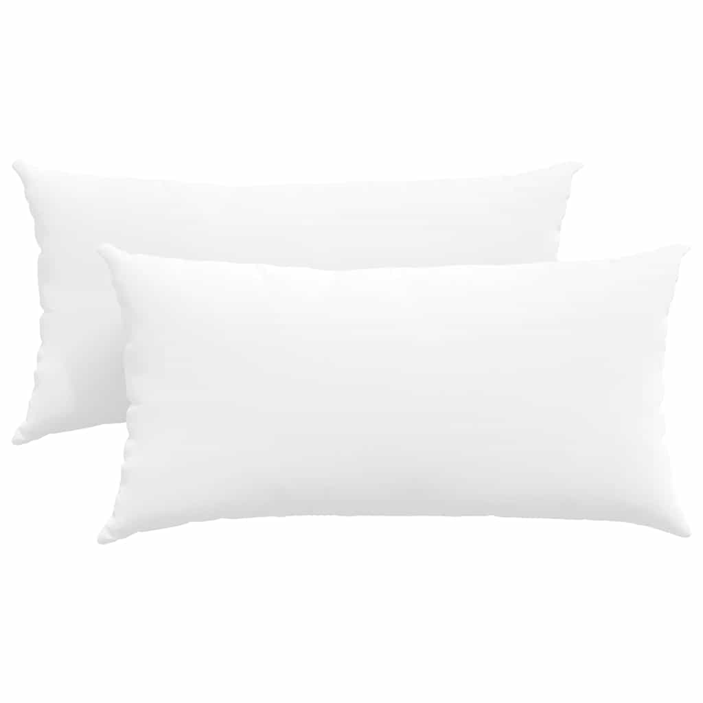 Jastučići za sofu 2 pcs Bijelo 80 x 40 cm tkanina
