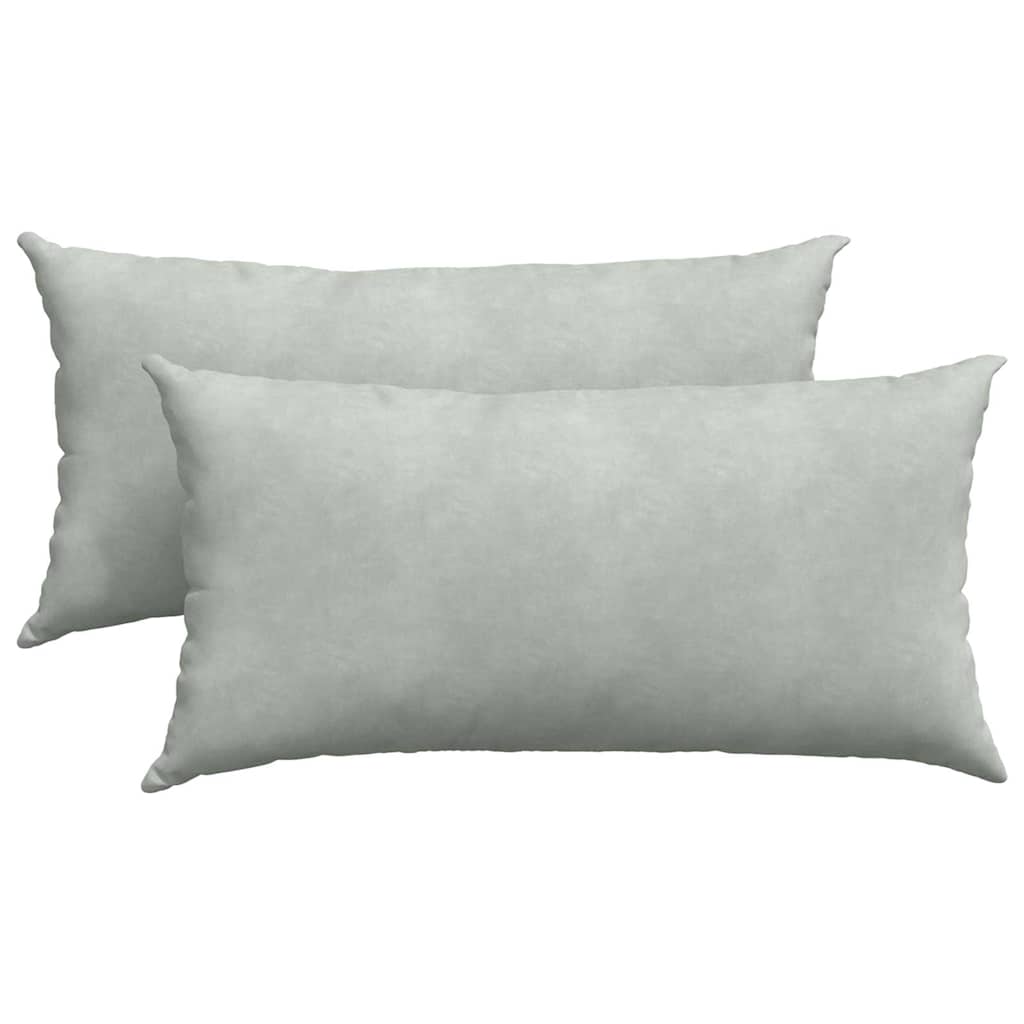 Jastučići za sofu 2 pcs Svijetlo siva 80 x 40 cm