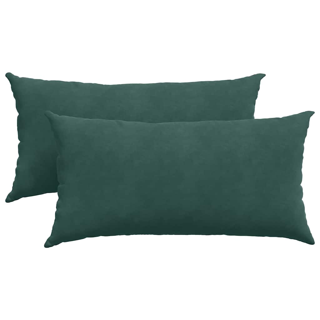 Jastučići za sofu 2 pcs Tamnozelena 80 x 40 cm Kordura tekstil