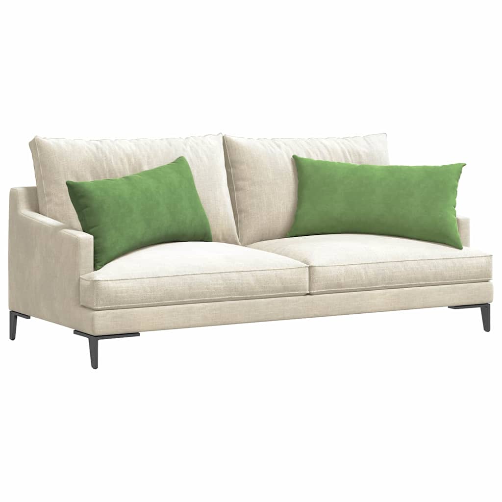 Jastučići za sofu 2 pcs Svijetlo zelena 80 x 40 cm