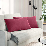 Jastučići za sofu 2 pcs Vinska crvena 80 x 40 cm
