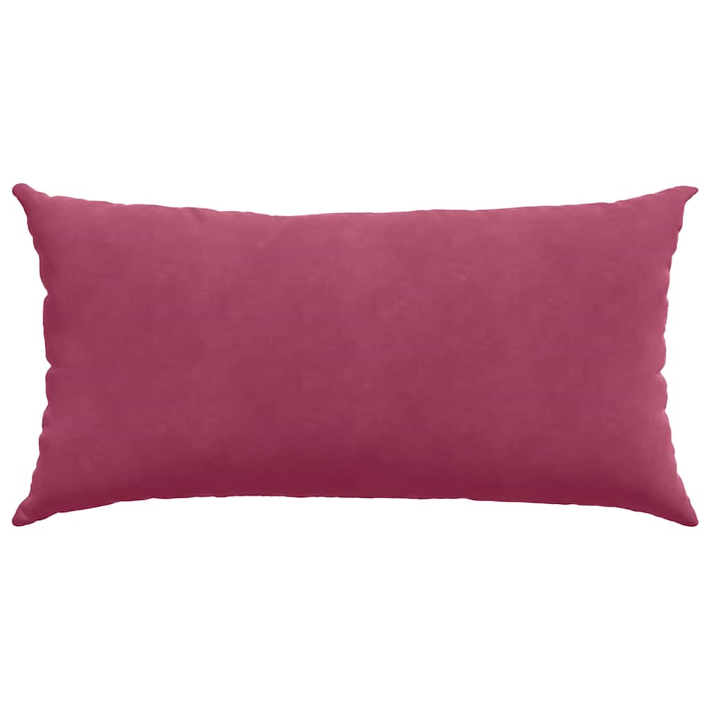 Jastučići za sofu 2 pcs Vinska crvena 80 x 40 cm