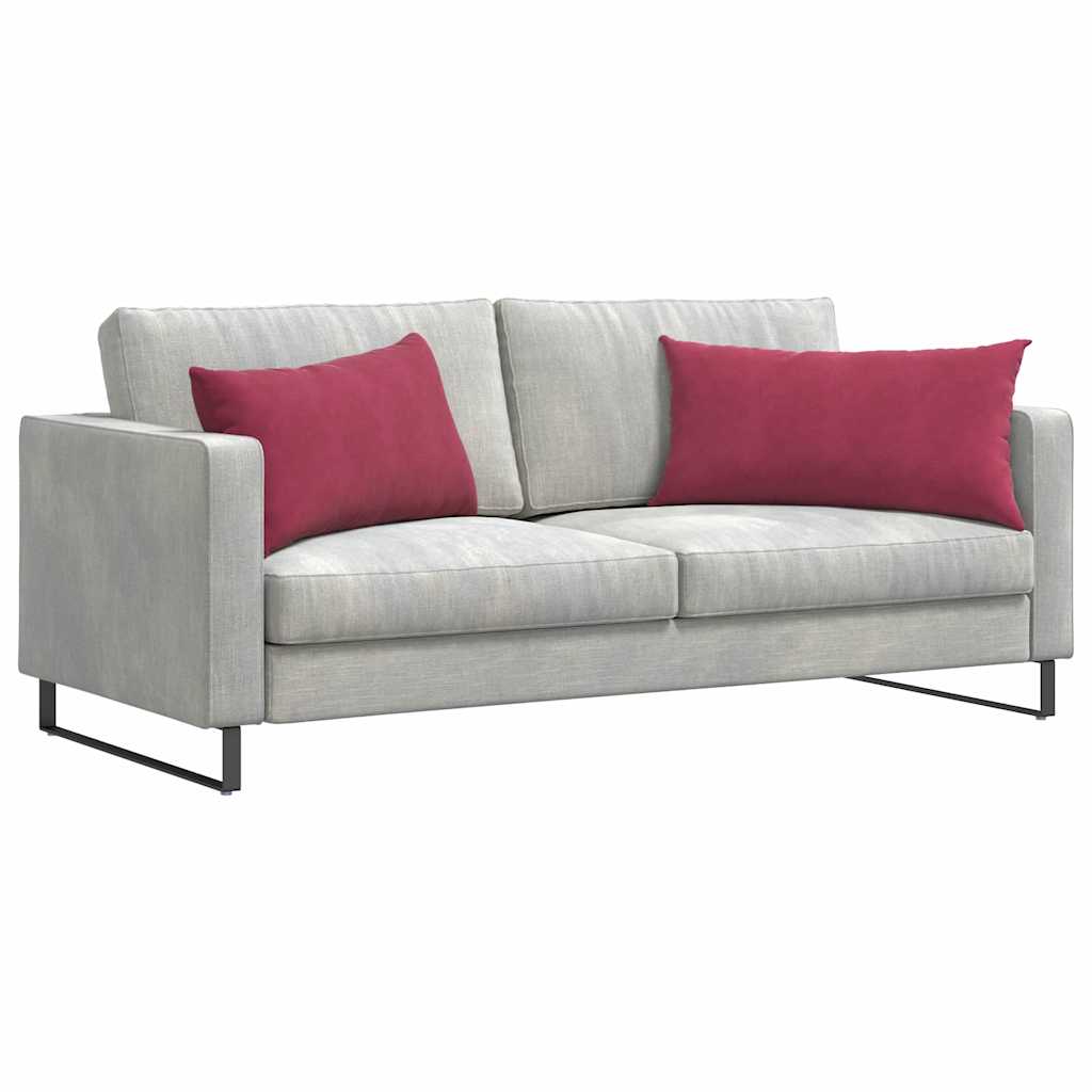 Jastučići za sofu 2 pcs Vinska crvena 80 x 40 cm