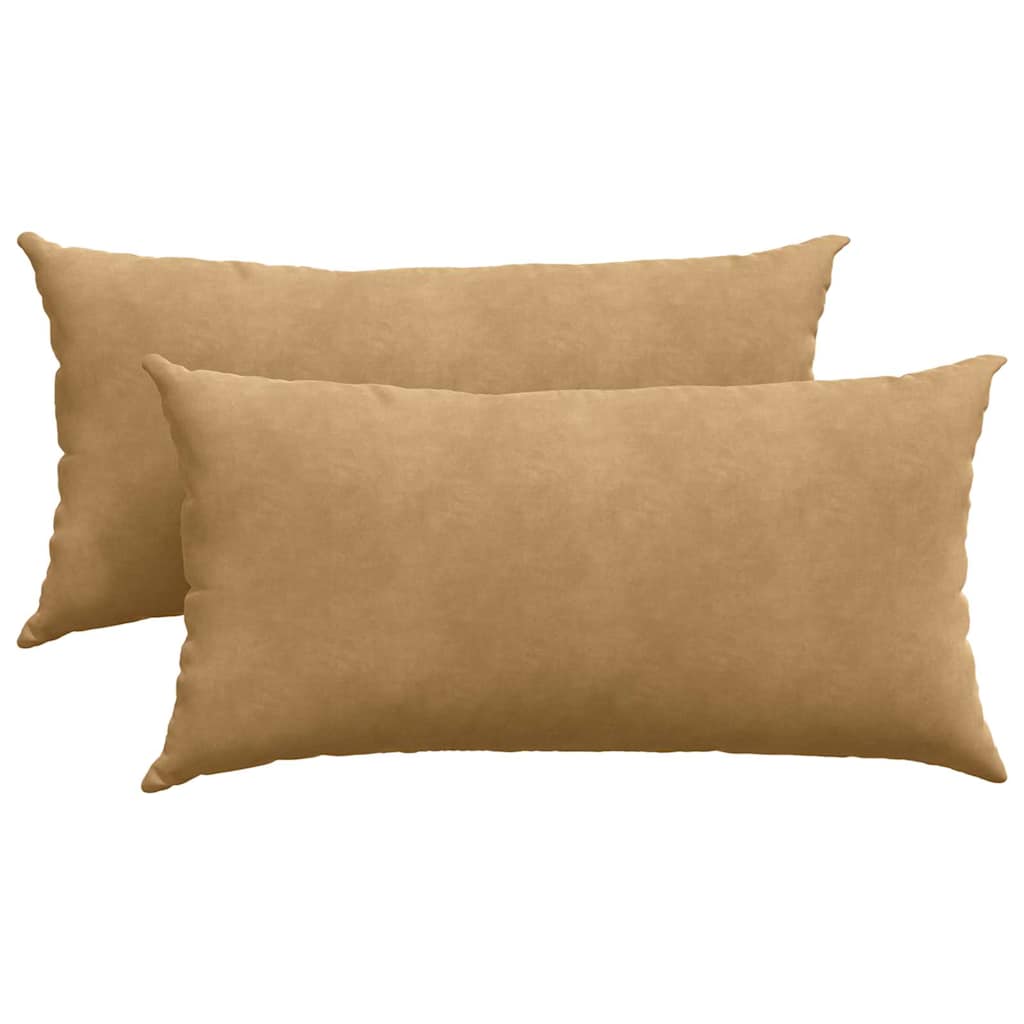 Jastučići za sofu 2 pcs Smeđa 80 x 40 cm Kordura tekstil