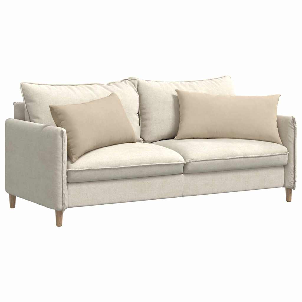 Jastučići za sofu 2 pcs Krema 80 x 40 cm tkanina