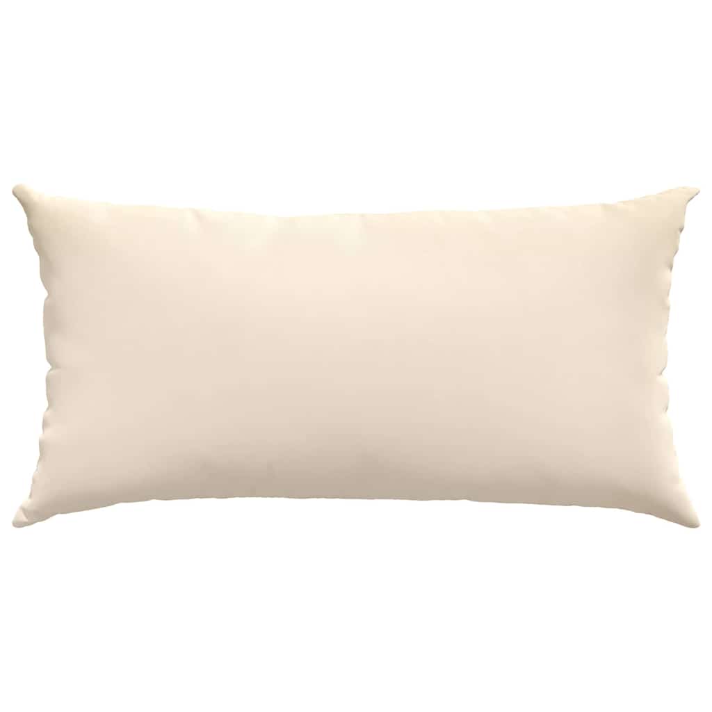 Jastučići za sofu 2 pcs Bež 80 x 40 cm tkanina