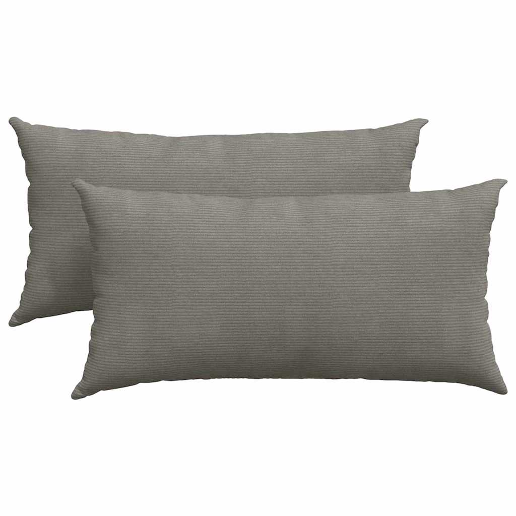 Jastučići za sofu 2 pcs Svijetlo siva 80 x 40 cm