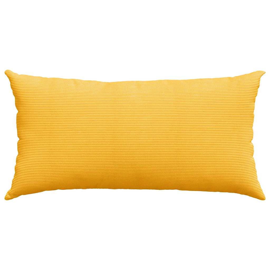 Jastučići za sofu 2 pcs Svijetlo žuta 80 x 40 cm