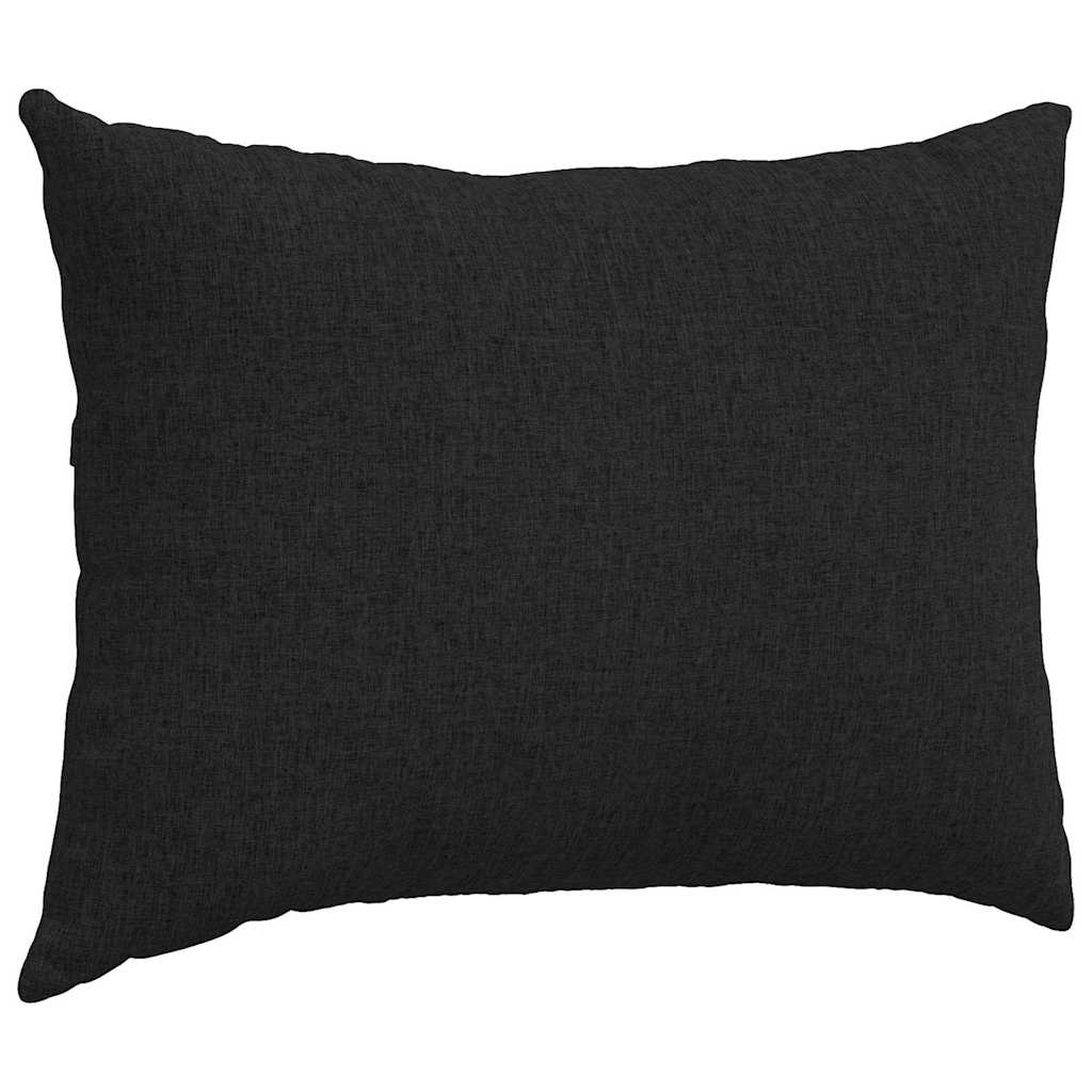 Jastučići za sofu 2 pcs Crna 70 x 50 cm tkanina