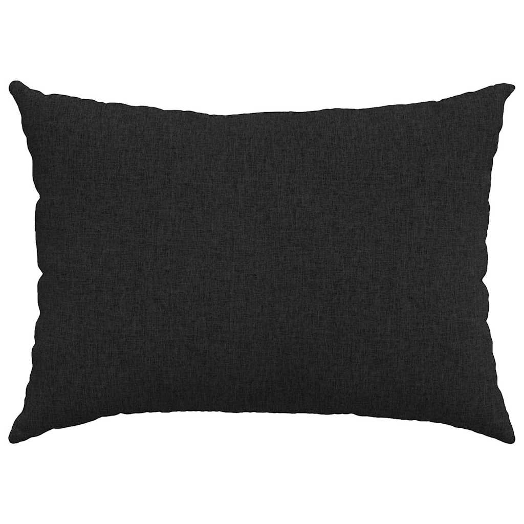 Jastučići za sofu 2 pcs Crna 70 x 50 cm tkanina