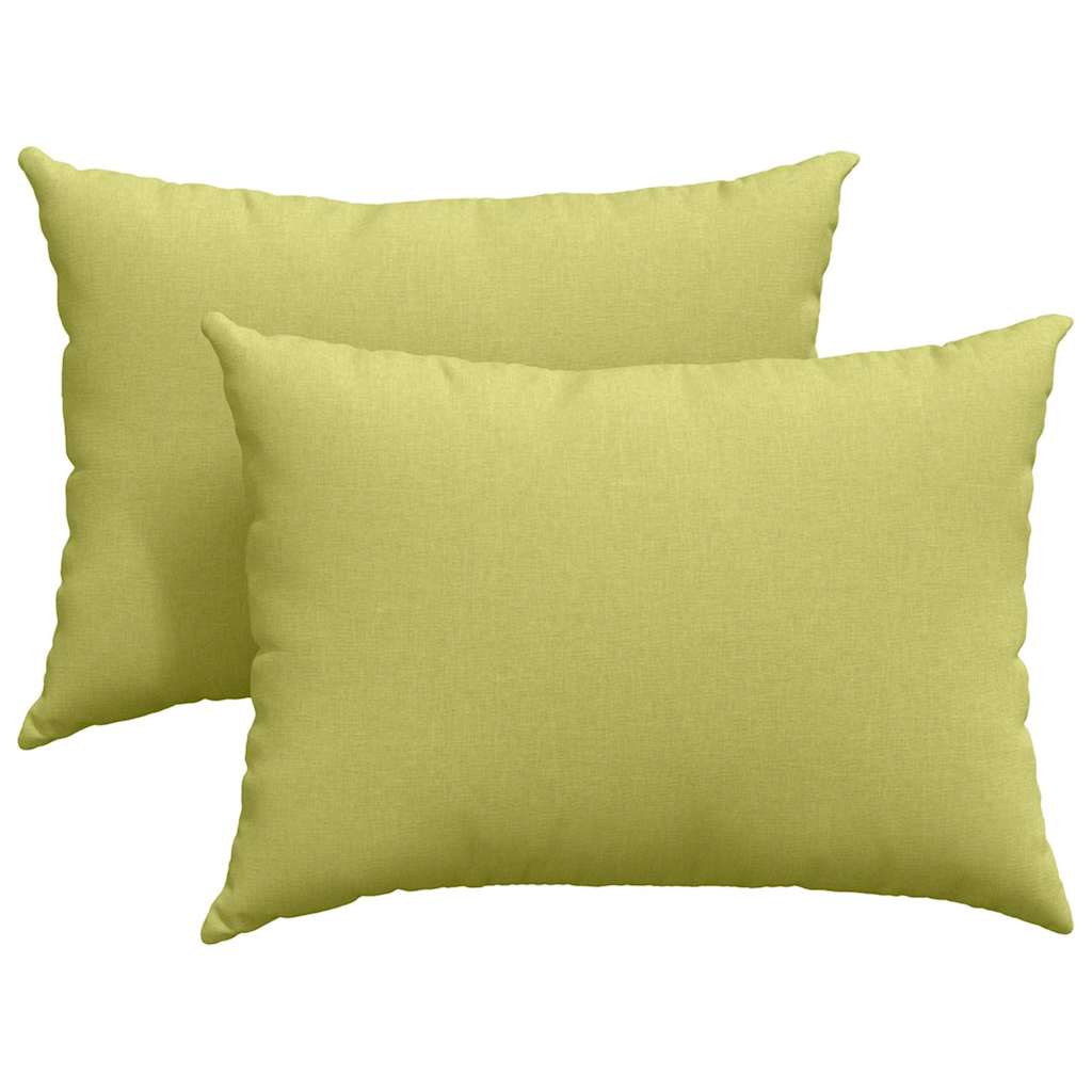 Jastučići za sofu 2 pcs Svijetlo zelena 70 x 50 cm tkanina