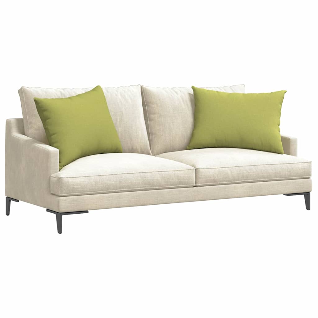 Jastučići za sofu 2 pcs Svijetlo zelena 70 x 50 cm tkanina