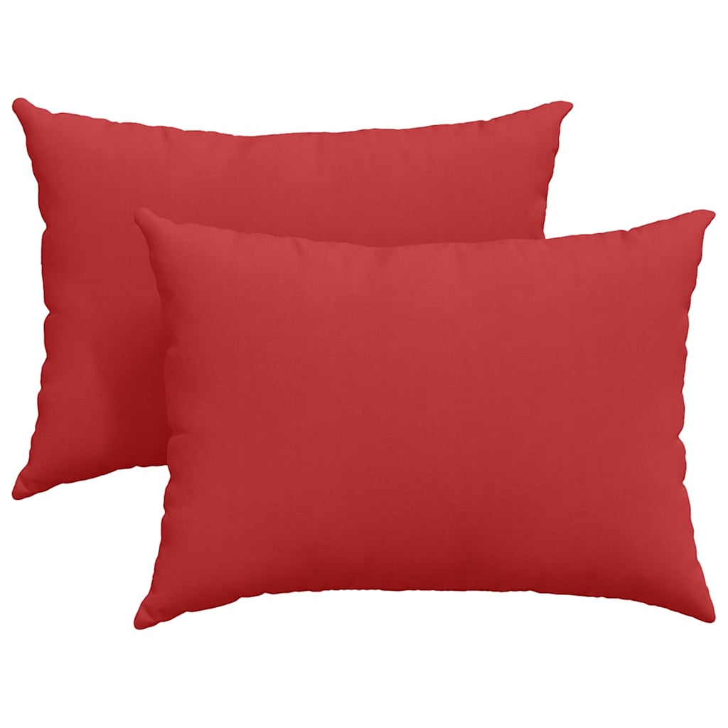 Jastučići za sofu 2 pcs Crvena 70 x 50 cm tkanina