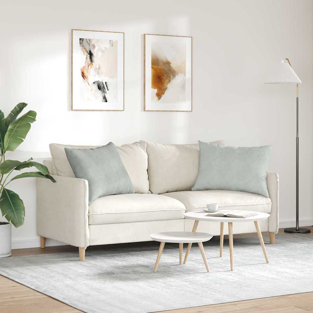 Jastučići za sofu 2 pcs Svijetlo siva 70 x 50 cm