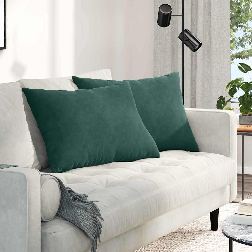 Jastučići za sofu 2 pcs Tamnozelena 70 x 50 cm Kordura tekstil
