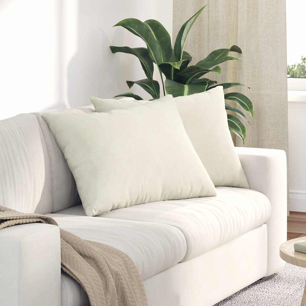 Jastučići za sofu 2 pcs Krema 70 x 50 cm Kordura tekstil
