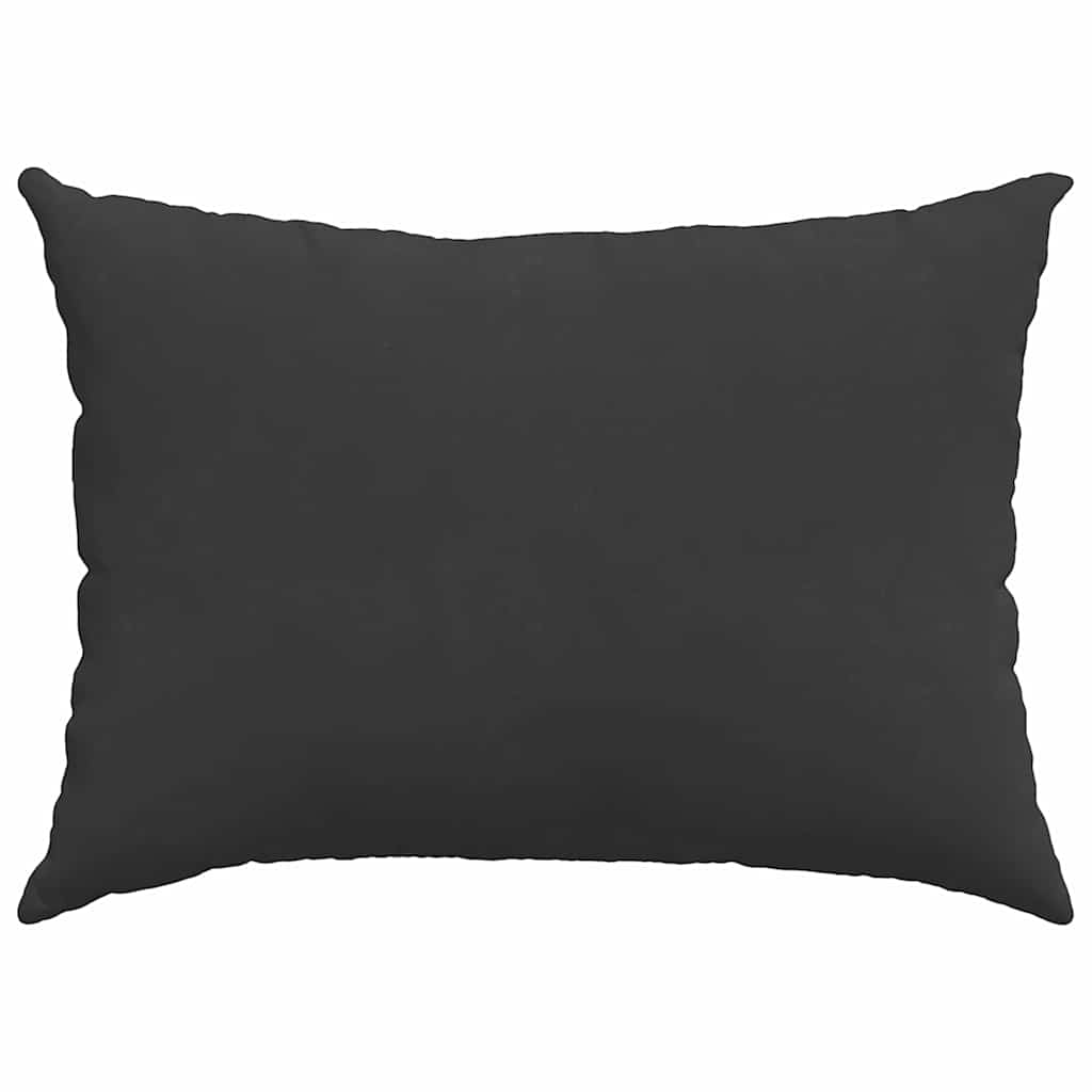 Jastučići za sofu 2 pcs Crna 70 x 50 cm tkanina