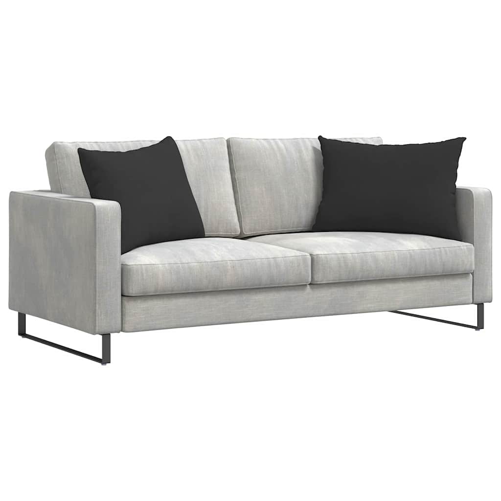 Jastučići za sofu 2 pcs Crna 70 x 50 cm tkanina